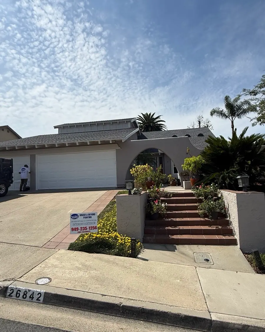 Exterior painting project by Brush and Beyond Paint in Orange County, California